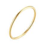 Load image into Gallery viewer, 925 Silver Gold-Plated Thin Stacking Ring