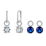 Load image into Gallery viewer, Loretana Interchangeable Erring's Blue Zircon