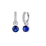 Load image into Gallery viewer, Loretana Interchangeable Erring's Blue Zircon