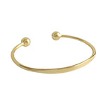 Load image into Gallery viewer, Personalized Letter Bangle - 18K Gold Plated 925 Silver