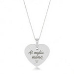 Load image into Gallery viewer, Custom Laser Engraved Signet Necklace 925 Sterling Silver Identity Series