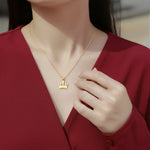 Load image into Gallery viewer, Crown Pendant Charm 925 Sterling Silver 18K Gold Plated Regal Series