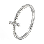 Load image into Gallery viewer, Religious Cross Sterling Silver Ring Loretana