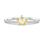 Load image into Gallery viewer, Shining Crown Queen Ring 925 Sterling Silver Radiant Anniversary Series
