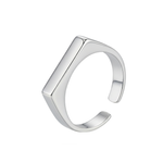 Load image into Gallery viewer, Loretana Engravable Rhodium Silver 925 Ring