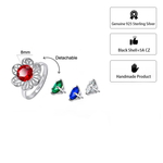 Load image into Gallery viewer, Loretana interchangeable Rhodium silver 925 Ring