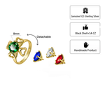 Load image into Gallery viewer, Loretana interchangeable Gold Plated Ring