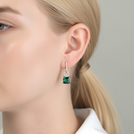 Load image into Gallery viewer, Loretana Interchangeable Erring's Green Zircon 14k Gold Plated