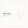 Baltic Silver — the loretana story. Loretana cover with the Clover Shell Pearl Necklace · 925 Silver.