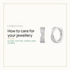 How Do You Properly Care for Your Jewelry? Loretana cover with the 925 silver minimalist hoops.