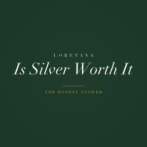 Loretana banner, is sterling silver worth it