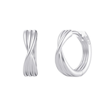 Load image into Gallery viewer, Minimalist 925 Sterling Silver Hoop Earrings Architectural Circular Series