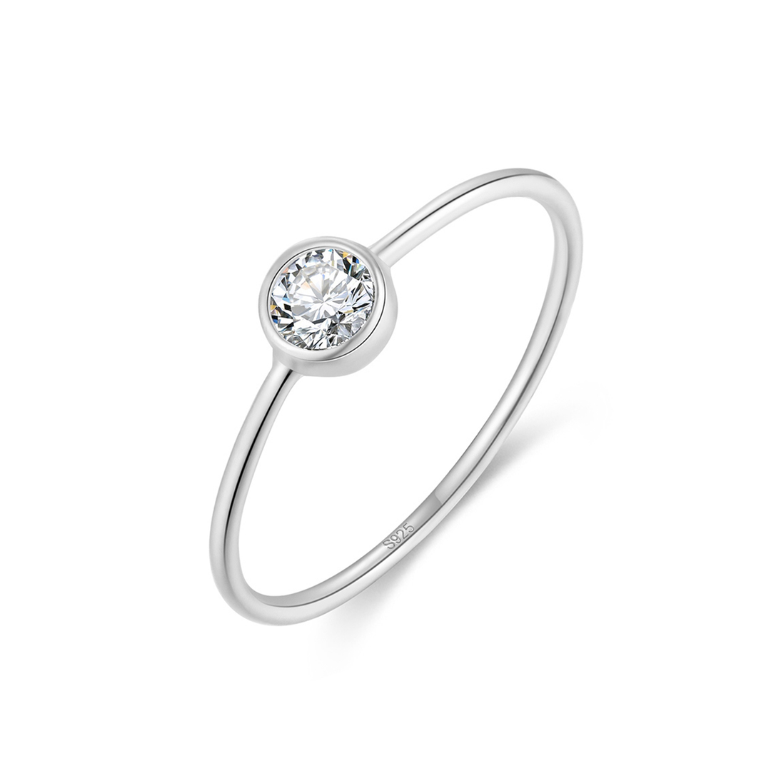 Loretana Minimalist Silver 925 Ring