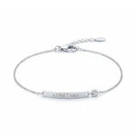 Load image into Gallery viewer, Personalized Memorial Bar Bracelet | 925 Sterling Silver and Zirconia