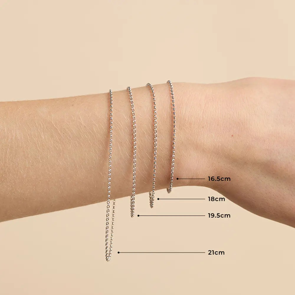 Bracelet size guide