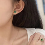 Load image into Gallery viewer, Tiny Crown Stud Earrings - 925 Sterling Silver Hypoallergenic | Loretana