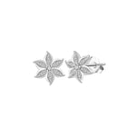 Load image into Gallery viewer, Marquise Flower Stud Earrings - 925 Sterling Silver Botanical Jewelry | Loretana