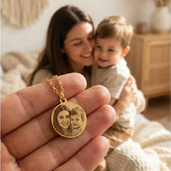 925 Silver Engraved Square Pendant Necklace