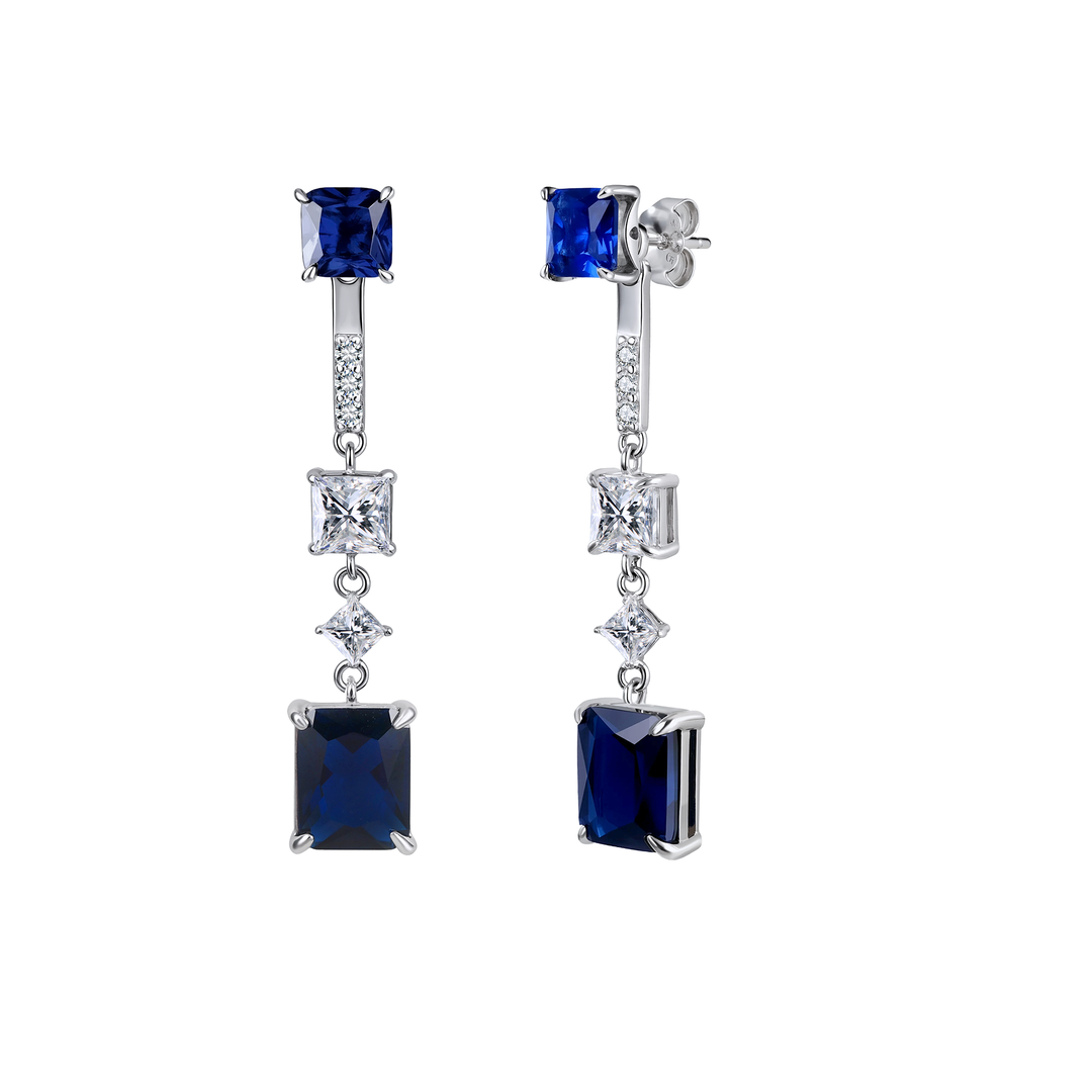 Loretana Interchangeable Erring's Zircon Rhodium 925 Silver