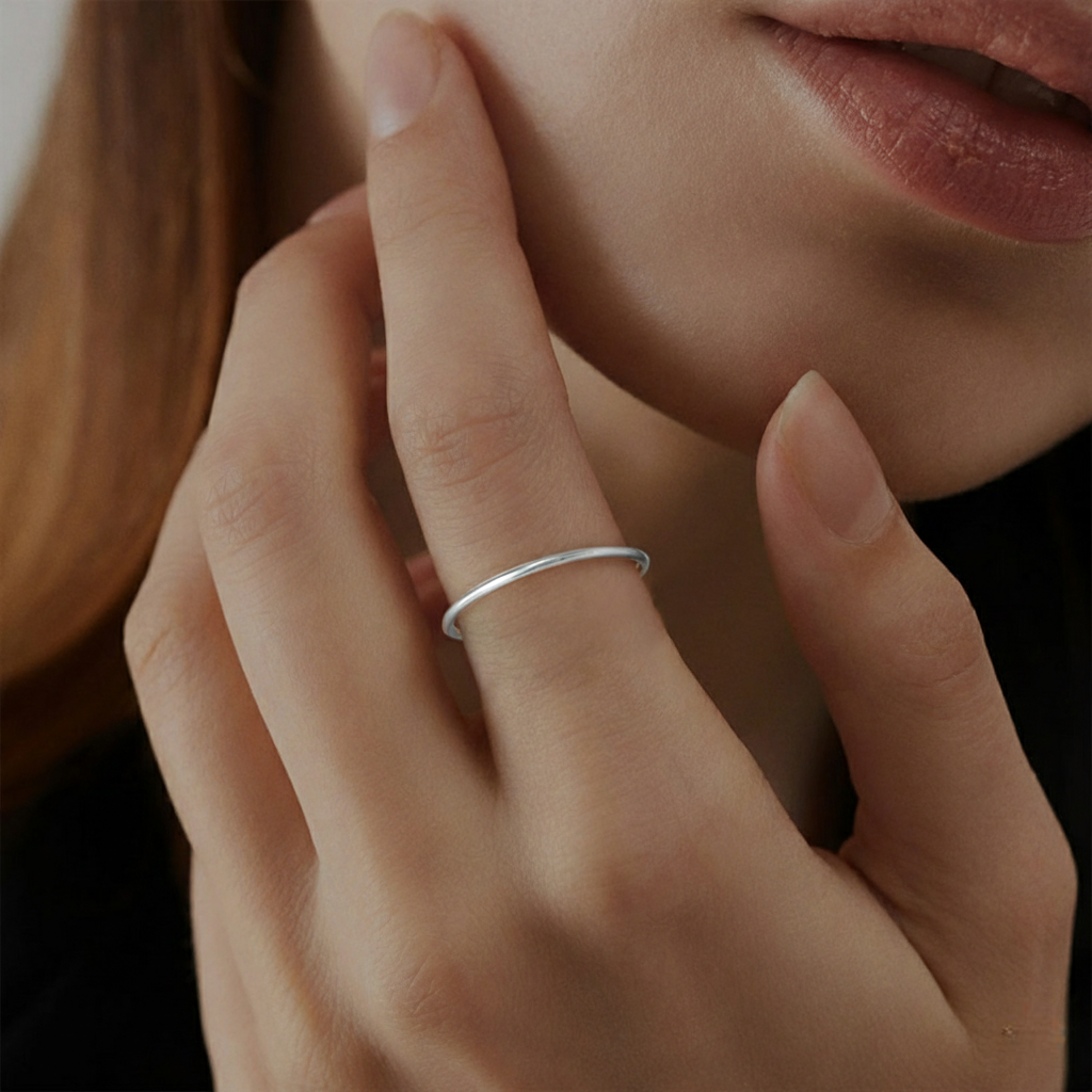 Loretana Minimalist Silver 925 Ring