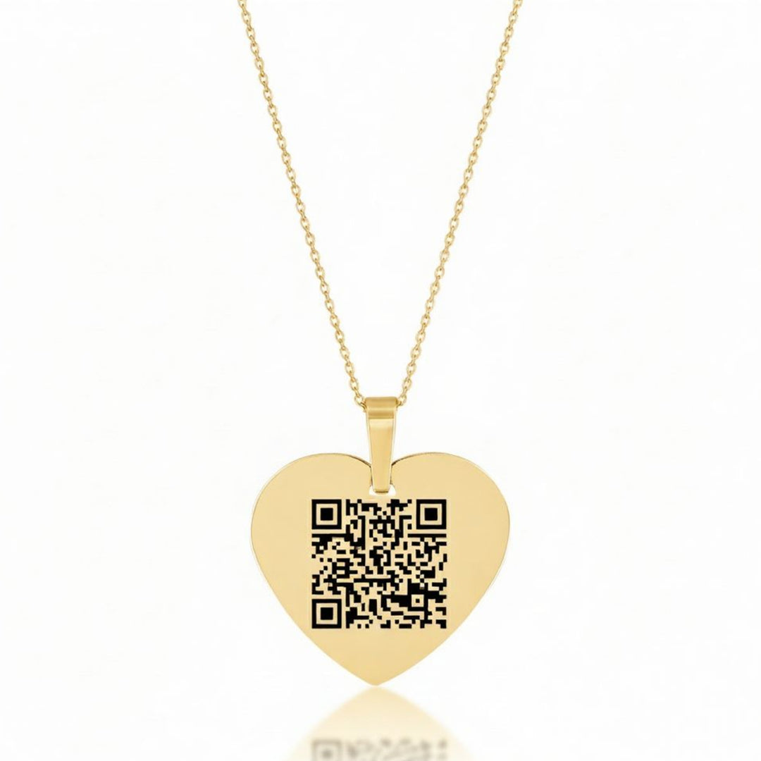 Loretana Engravable Necklace Gold Plated