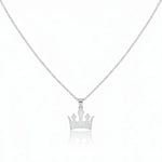 Load image into Gallery viewer, Crown Pendant Charm 925 Sterling Silver Regal Series High Polish