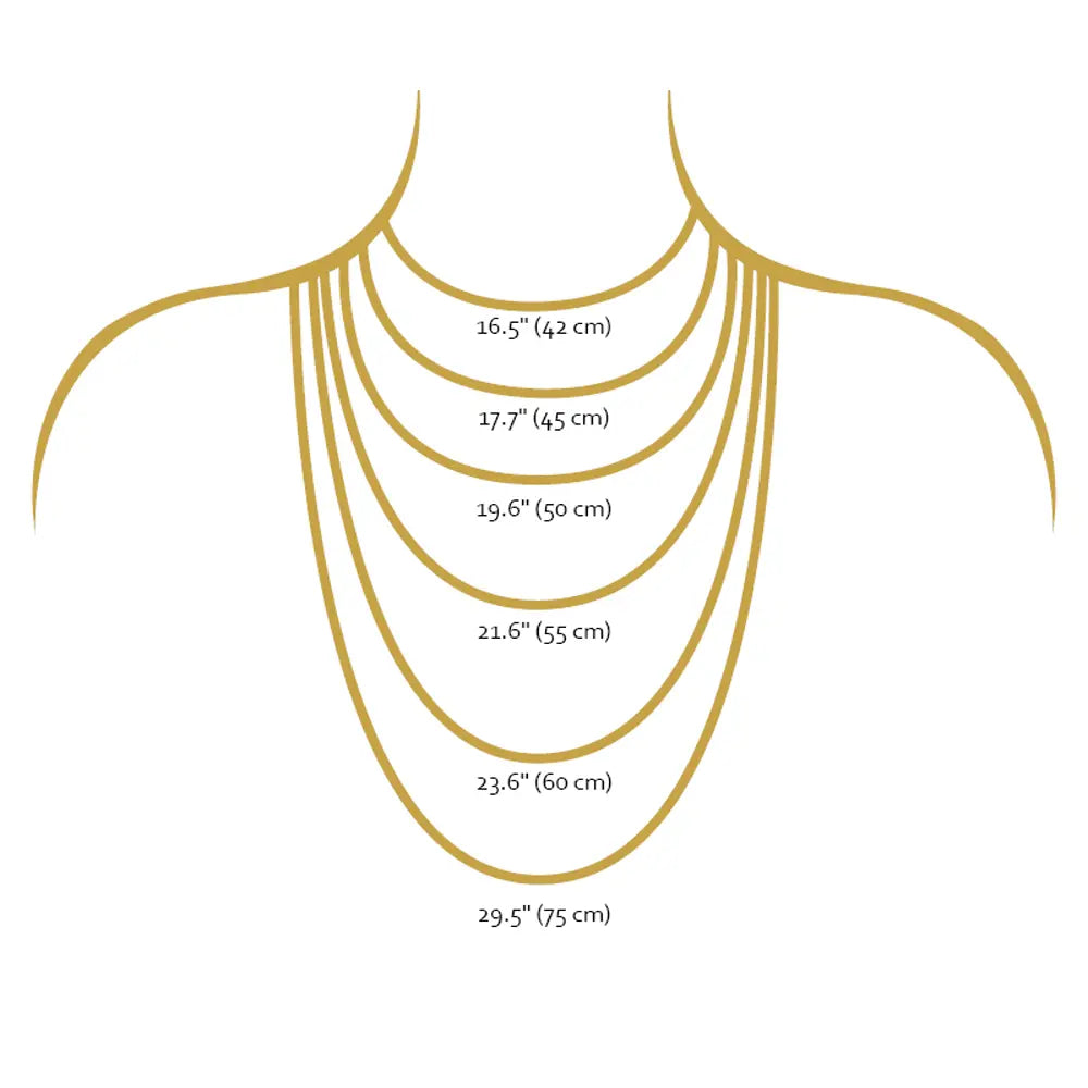 Necklace size guide