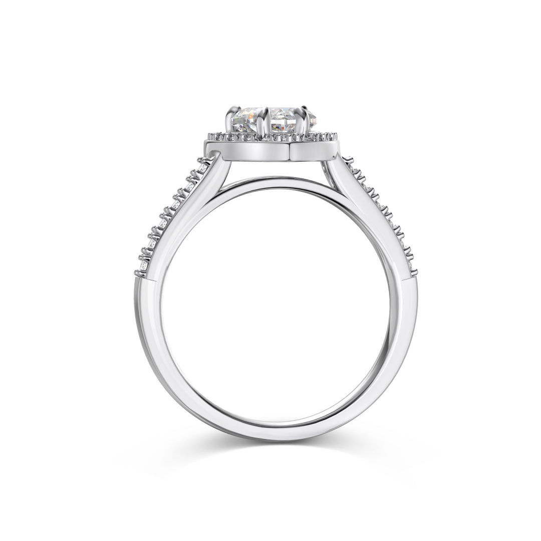 Loretana White Heart