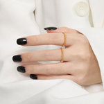 Load image into Gallery viewer, Loretana Minimalist Gold plated Ring
