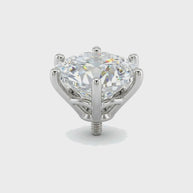 The four 925 silver stone-swap tops that screw onto this ring: clear (clarity), green (wealth), red (love) and blue (protection)